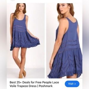 Intimately Free people slip dress, lace boho